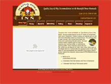 Tablet Screenshot of maplegolfinn.ca